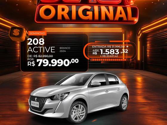 PEUGEOT 208 1.6 16V FLEX ACTIVE AT6